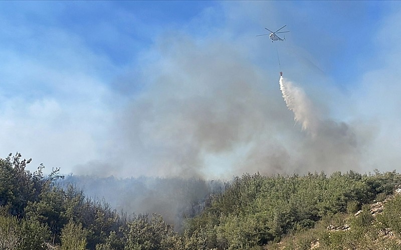 Mersin'de çıkan orman yangını kontrol altına alındı Mersin'de çıkan orman yangını kontrol altına alındı