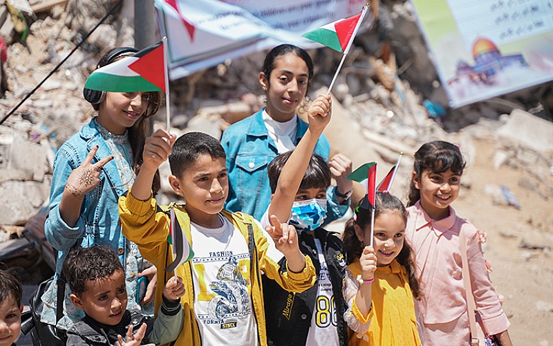 Gazzeli çocukların yeni ABD Başkanı'ndan beklentisi, savaşın durması ve eski hayatlarına dönmek Gazzeli çocukların yeni ABD Başkanı'ndan beklentisi, savaşın durması ve eski hayatlarına dönmek