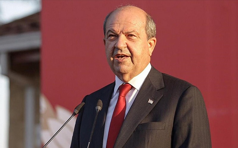 KKTC Cumhurbaşkanı Tatar: "Kıbrıs'ta iki devlet vardır" KKTC Cumhurbaşkanı Tatar: "Kıbrıs'ta iki devlet vardır"