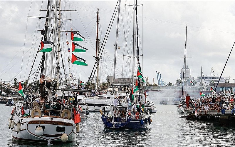 Küresel Sumud Filosu aktivistlerinin Adli Tıp Kurumundaki işlemleri tamamlandı Küresel Sumud Filosu aktivistlerinin Adli Tıp Kurumundaki işlemleri tamamlandı