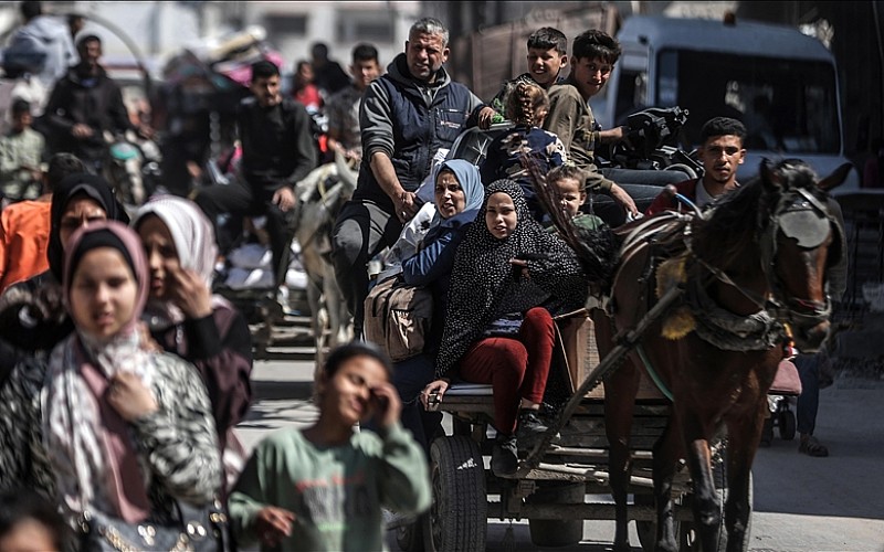 İsrail ordusundan Gazze Şeridi'nin kuzeyindeki 10 bölge için sürgün tehdidi İsrail ordusundan Gazze Şeridi'nin kuzeyindeki 10 bölge için sürgün tehdidi