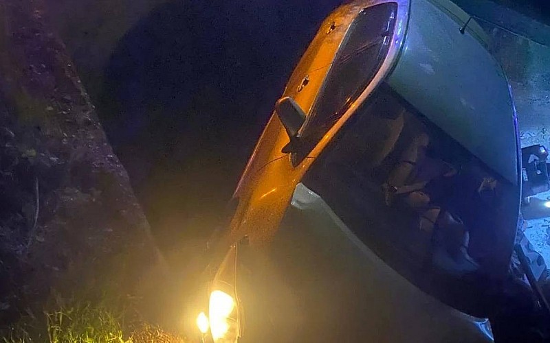 Adana'da şarampole devrilen otomobildeki 2 kişi yaralandı Adana'da şarampole devrilen otomobildeki 2 kişi yaralandı