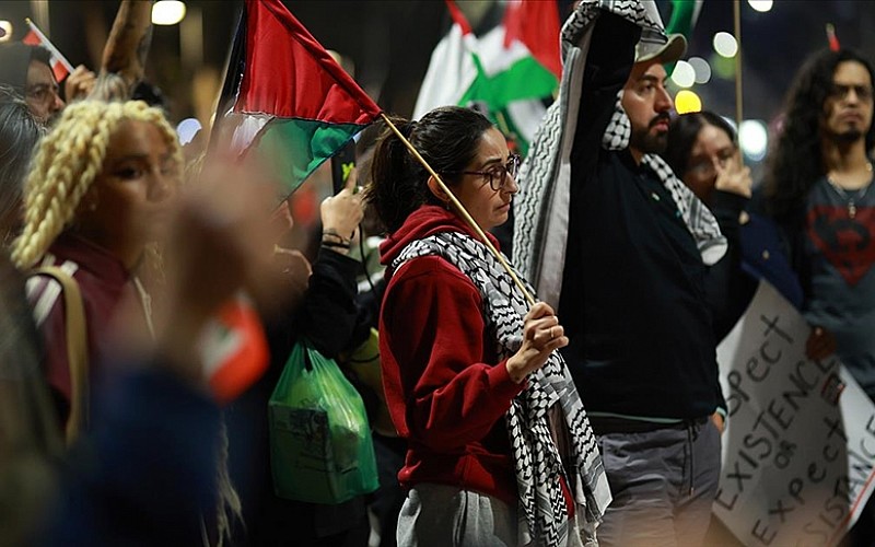 Meksika'da İsrail'in Gazze'ye saldırıları protesto edildi Meksika'da İsrail'in Gazze'ye saldırıları protesto edildi