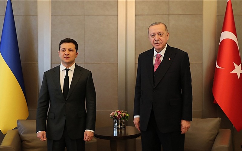 Erdoğan Zelenskiy görüşmesi başladı Erdoğan Zelenskiy görüşmesi başladı